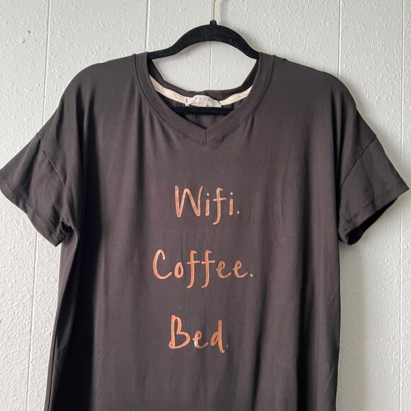 Gaze Sleep Shirt Womens Medium Pullover Stretch Relaxed Soft Cozy Lounge Comfort - Picture 3 of 9